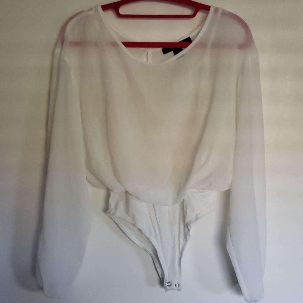 Forever 21 Contemporary Blouse Bodysuit Size XS